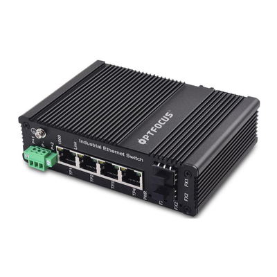 4.5kg Optik Fiber Anahtar 20W 10Gbps 24 Bağlantı Noktası, Kararlı